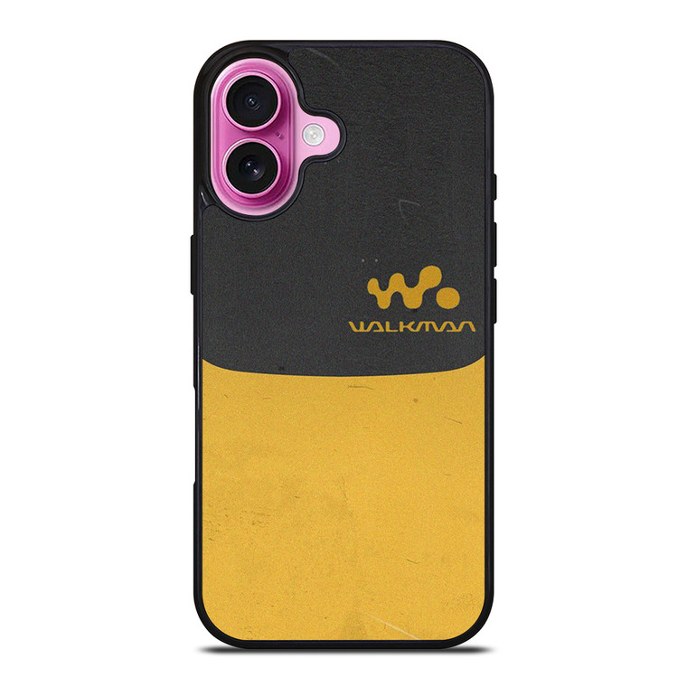 SONY WALKMAN LEATHER iPhone 16 Plus Case Cover