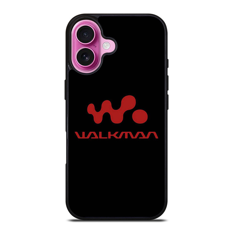 SONY WALKMAN LOGO BLACK iPhone 16 Plus Case Cover
