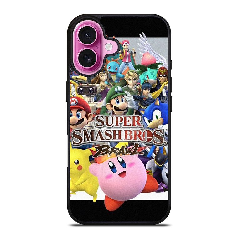 SUPER SMASH BROS BRAWL GAMES iPhone 16 Plus Case Cover SUPER SMASH BROS BRAWL GAMES iPhone 16 Plus Case Cover