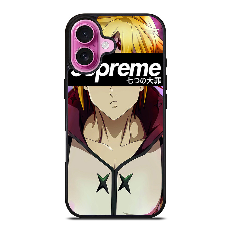 SUPREME MELIODAS SEVEN DEADLY SUPREME iPhone 16 Plus Case Cover SUPREME MELIODAS SEVEN DEADLY SUPREME iPhone 16 Plus Case Cover