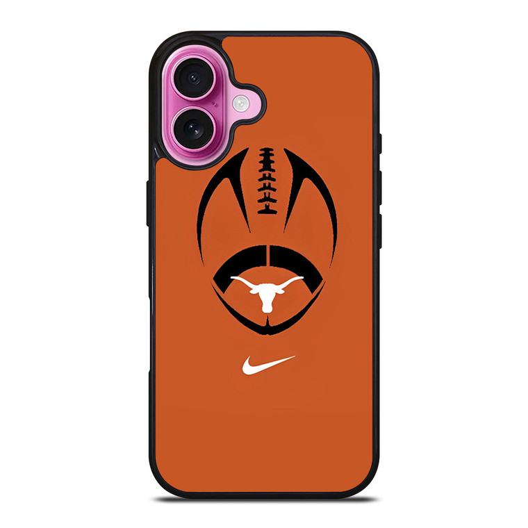 TEXAS LONGHORNS NIKE FOOTBALL SYMBOL iPhone 16 Plus Case Cover