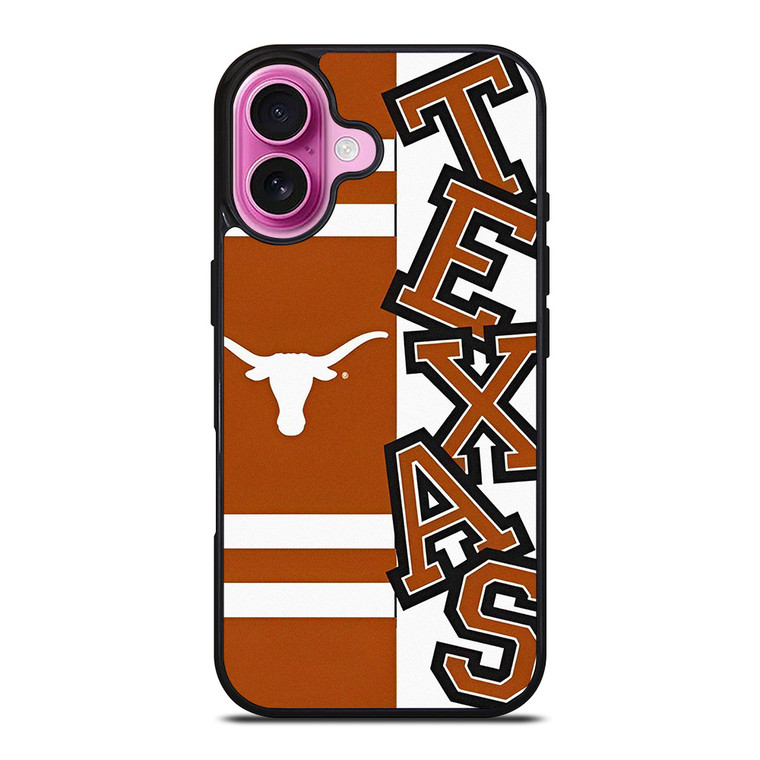 TEXAS LONGHORNS SYMBOL iPhone 16 Plus Case Cover TEXAS LONGHORNS SYMBOL iPhone 16 Plus Case Cover