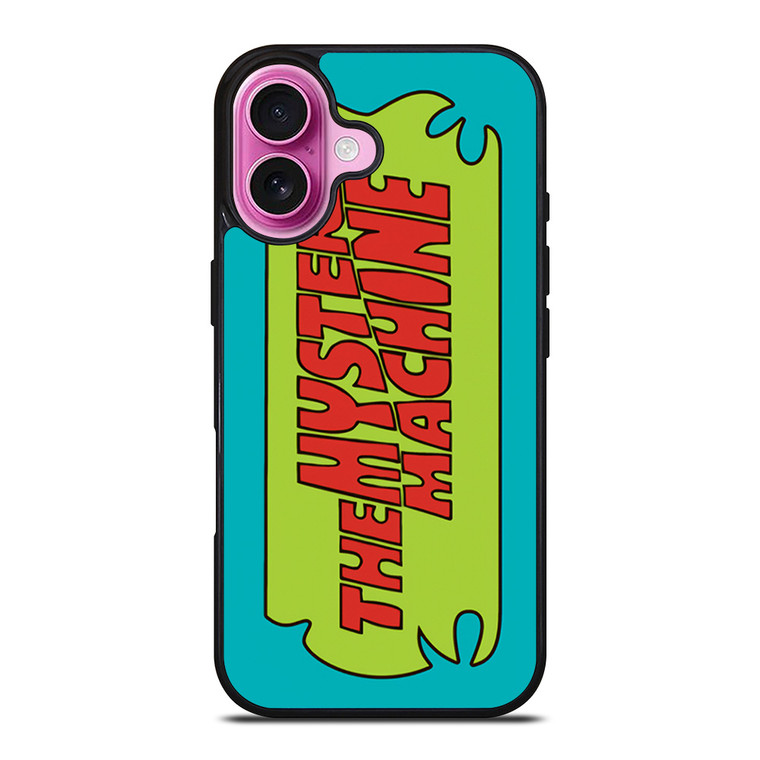 THE MYSTERY MACHINE SCOOBY DOO LOGO iPhone 16 Plus Case Cover THE MYSTERY MACHINE SCOOBY DOO LOGO iPhone 16 Plus Case Cover