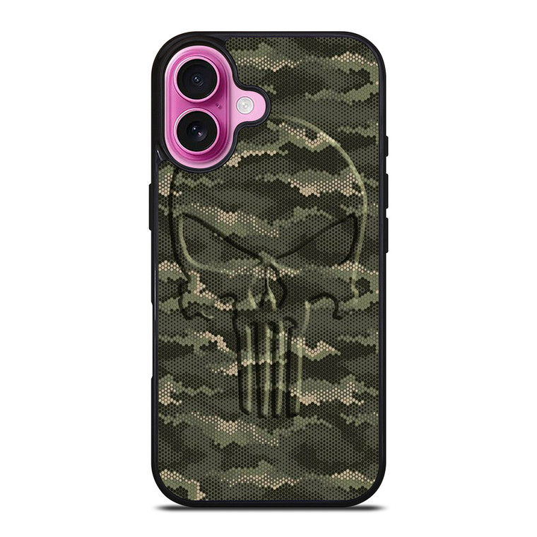 THE PUNISHER CAMO CARBON iPhone 16 Plus Case Cover