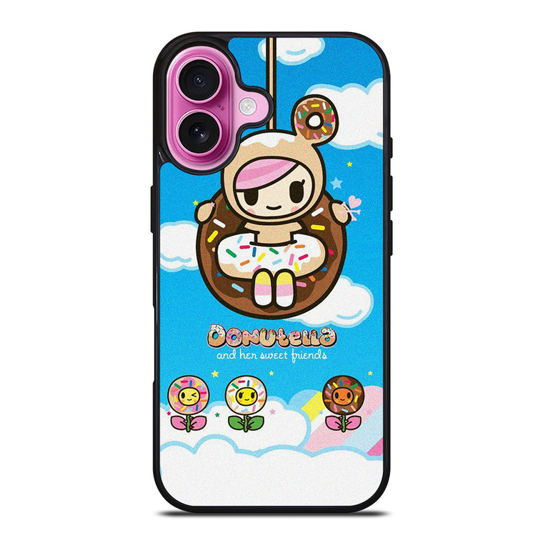 TOKIDOKI DONUTELLA CARTOON iPhone 16 Plus Case Cover TOKIDOKI DONUTELLA CARTOON iPhone 16 Plus Case Cover