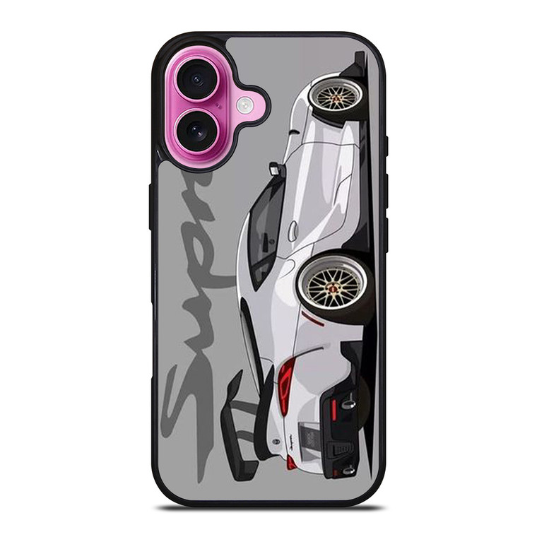 TOYOTA SUPRA VECTOR LOGO iPhone 16 Plus Case Cover