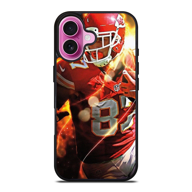 TRAVIS KELCE KANSAS CITY CHIEFS NFL iPhone 16 Plus Case Cover
