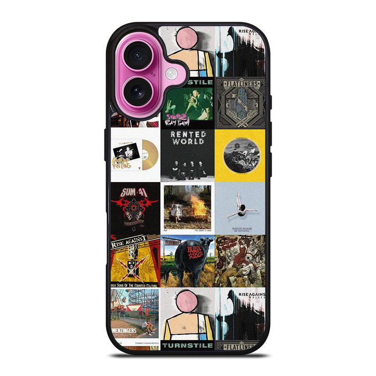 TURNSTILE PUNK BAND COLLAGE iPhone 16 Plus Case Cover