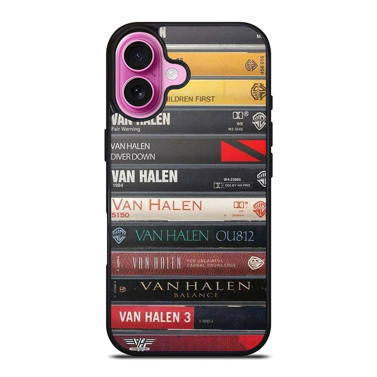 VAN HALEN CASSETTE COLLECTION iPhone 16 Plus Case Cover