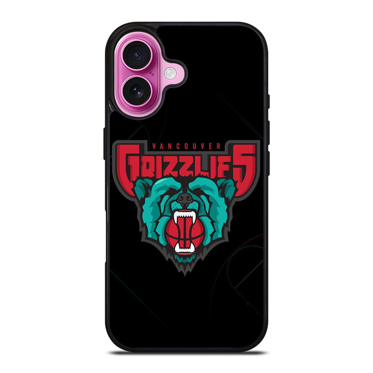VANCOUVER GRIZZLIES BASKETBAL LOGO iPhone 16 Plus Case Cover