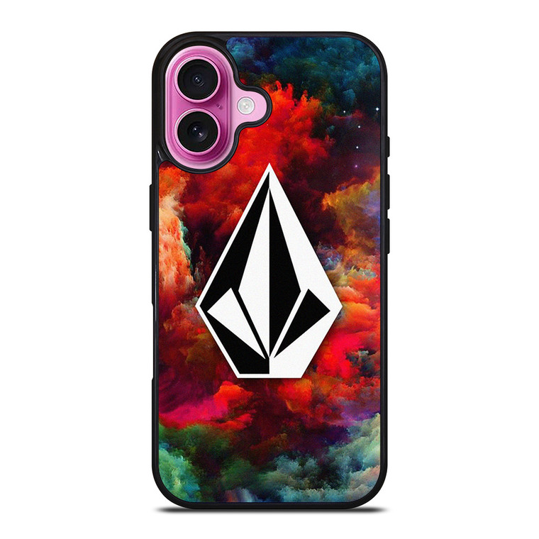 VOLCOM COLOR SPLASH LOGO iPhone 16 Plus Case Cover