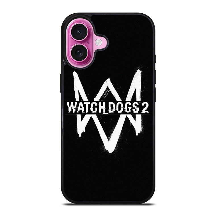 WATCH DOGS 2 GAMES LOGO iPhone 16 Plus Case Cover