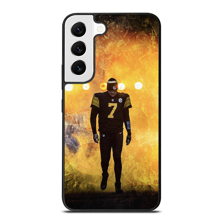 BEN ROETHLISBERGER PITTSBURGH STEELERS FIRE  Samsung Galaxy S22 Case Cover