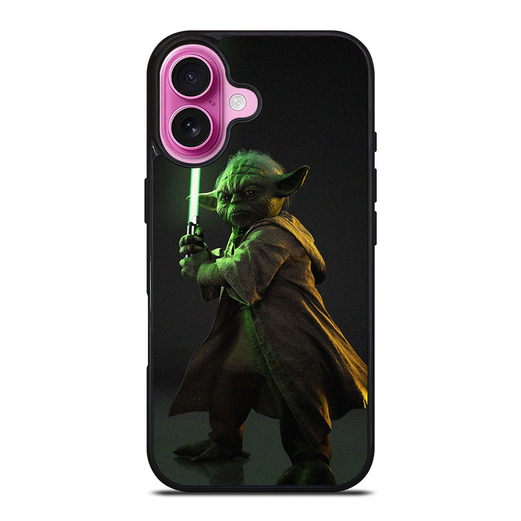 YODA STAR WARS LIGHTSABER 2 iPhone 16 Plus Case Cover YODA STAR WARS LIGHTSABER 2 iPhone 16 Plus Case Cover