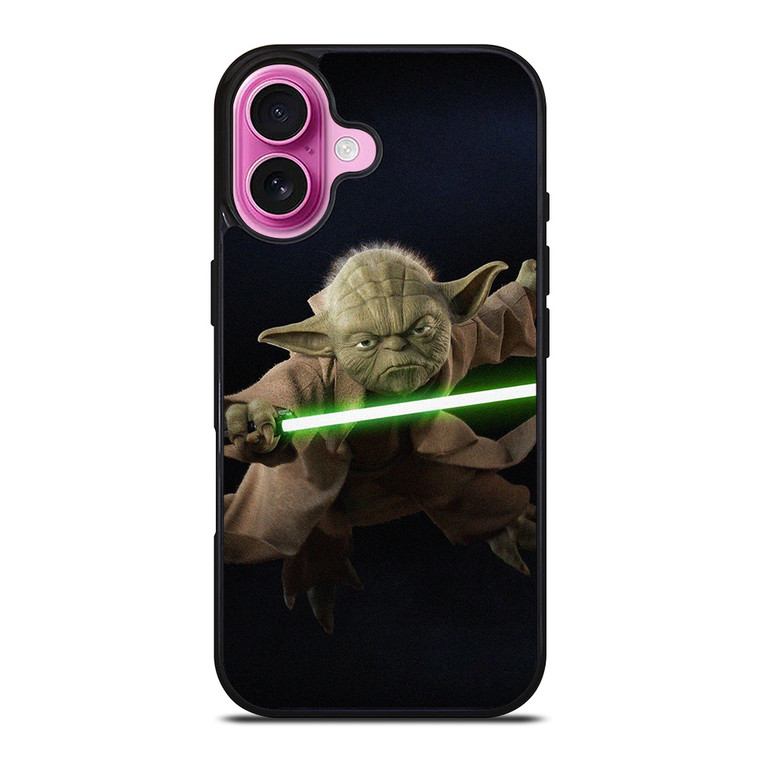 YODA STAR WARS LIGHTSABER iPhone 16 Plus Case Cover