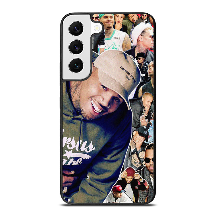 CHRIS BROWN SINGER COLLAGE 2  Samsung Galaxy S22 Case Cover