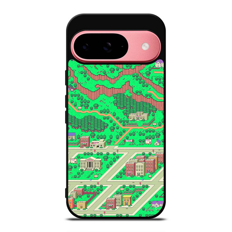 EARTHBOUND GAMES MAP Google Pixel 9 Case Cover