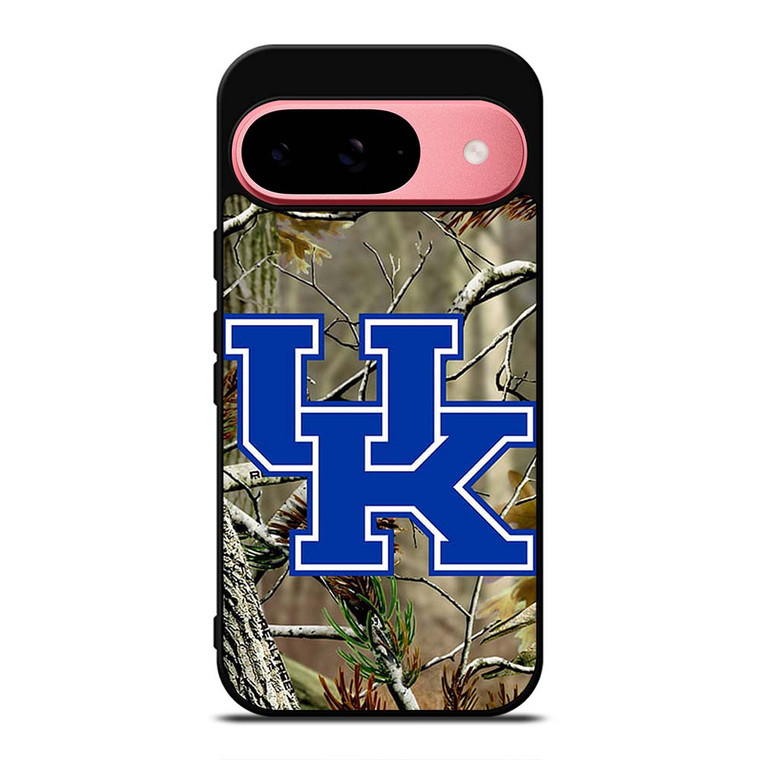 KENTUCKY WILDCATS UNIVERSITY CAMO LOGO Google Pixel 9 Case Cover
