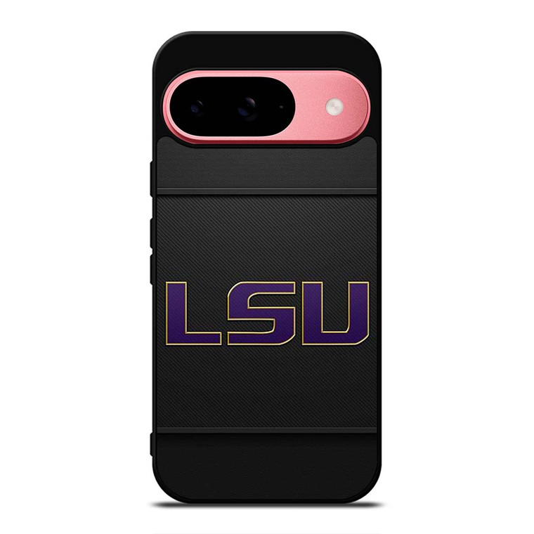 LSU TIGERS FOOTBALL CARBON LOGO Google Pixel 9 Case Cover