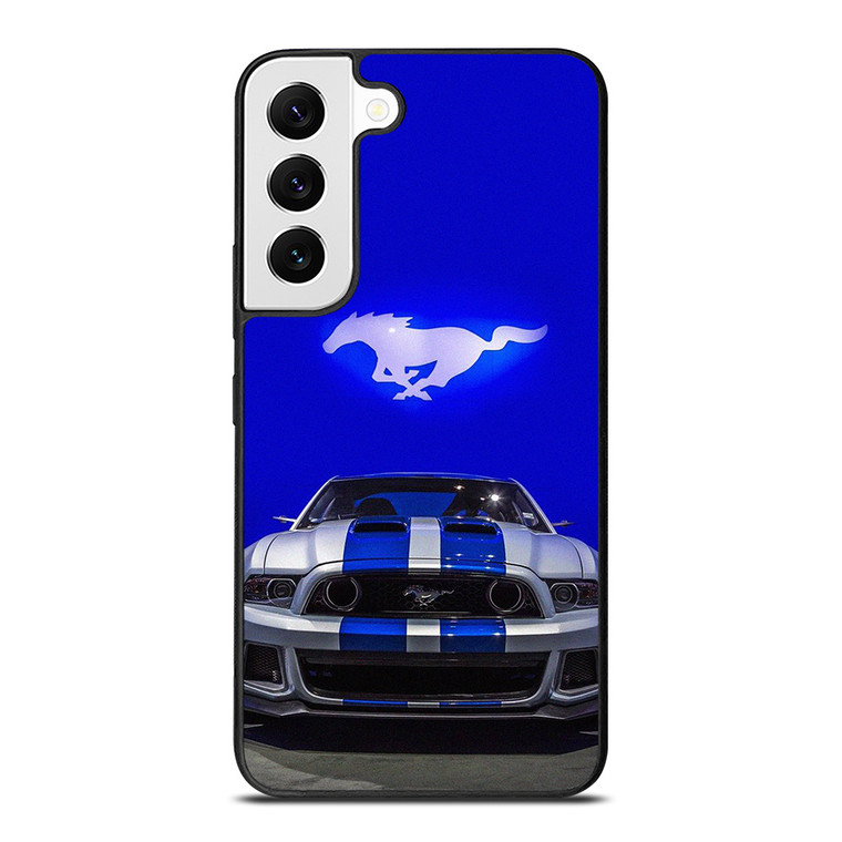 FORD MUSTANG BLUE LOGO  Samsung Galaxy S22 Case Cover
