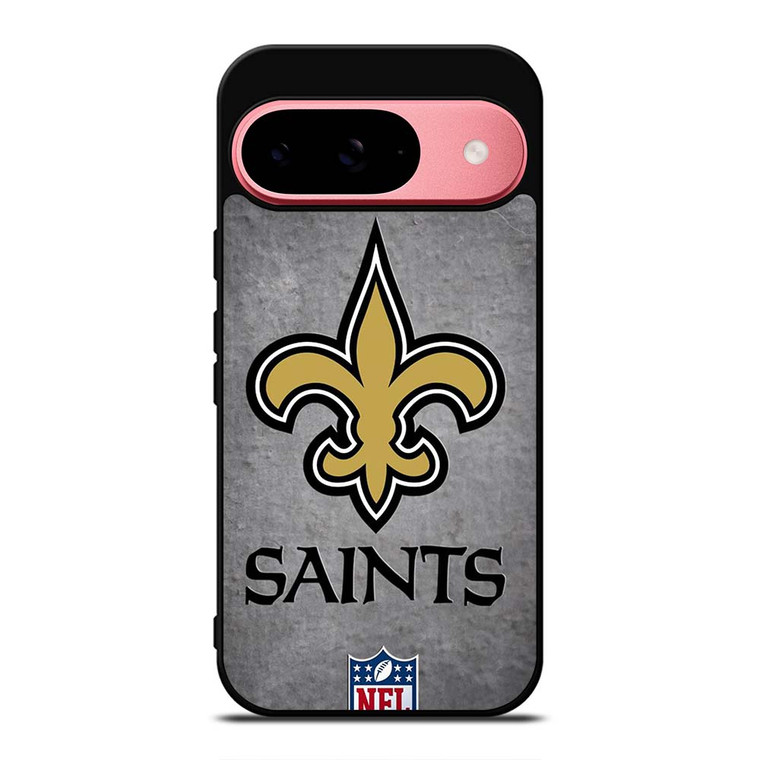 NEW ORLEANS SAINTS NFL WALL LOGO Google Pixel 9 Case Cover NEW ORLEANS SAINTS NFL WALL LOGO Google Pixel 9 Case Cover