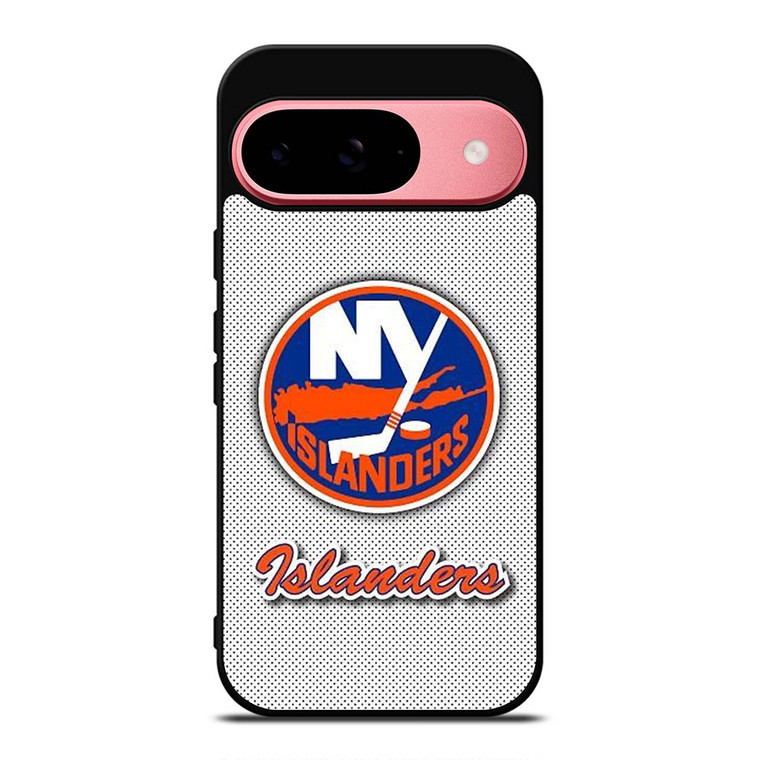NEW YORK ISLANDERS BADGE CARBON Google Pixel 9 Case Cover NEW YORK ISLANDERS BADGE CARBON Google Pixel 9 Case Cover