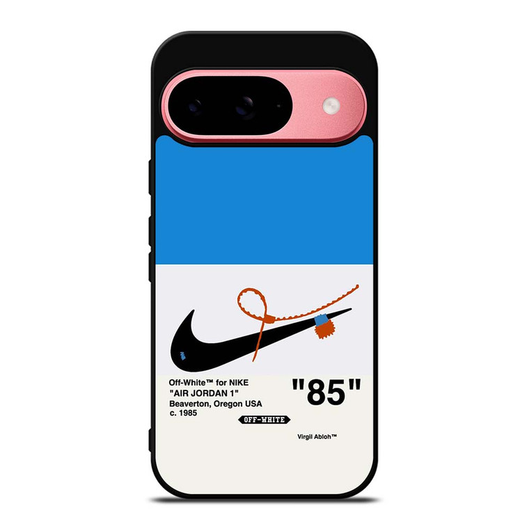 NIKE AIR JORDAN 1OFF WHITE BLUE Google Pixel 9 Case Cover NIKE AIR JORDAN 1OFF WHITE BLUE Google Pixel 9 Case Cover