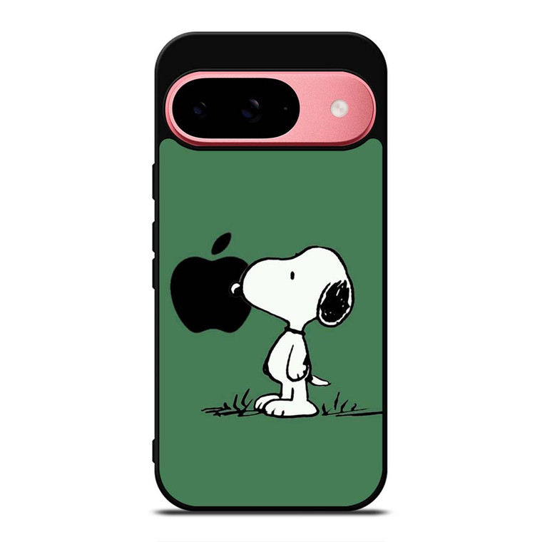 PEANUTS SNOOPY DOG APPLE LOGO Google Pixel 9 Case Cover