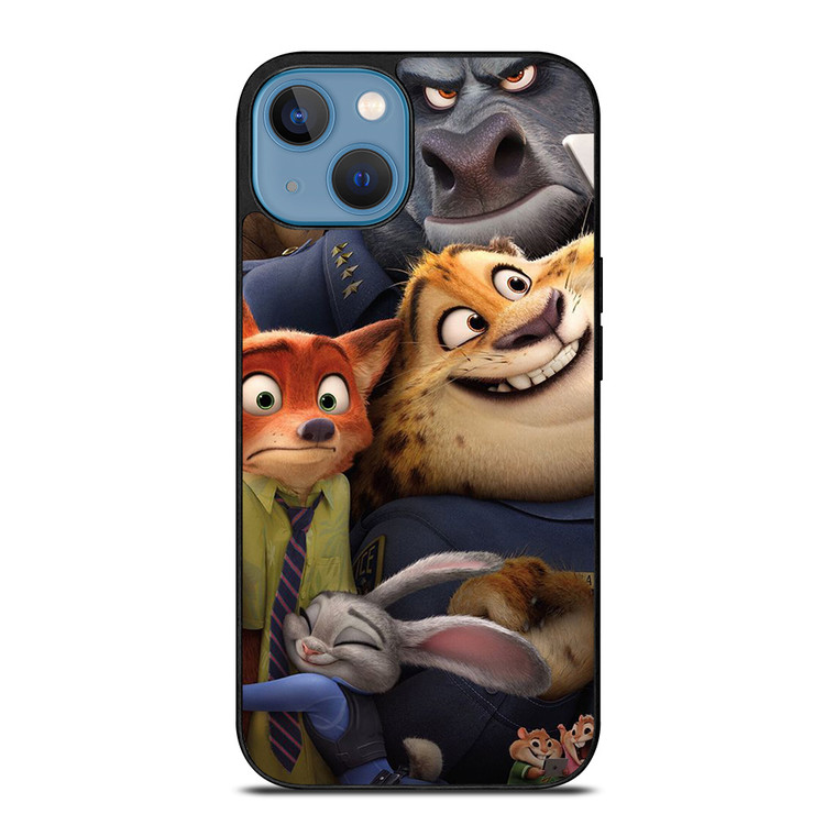 DISNEY ZOOTOPIA CARTOON ALL CHARACTERS iPhone 13 Case Cover