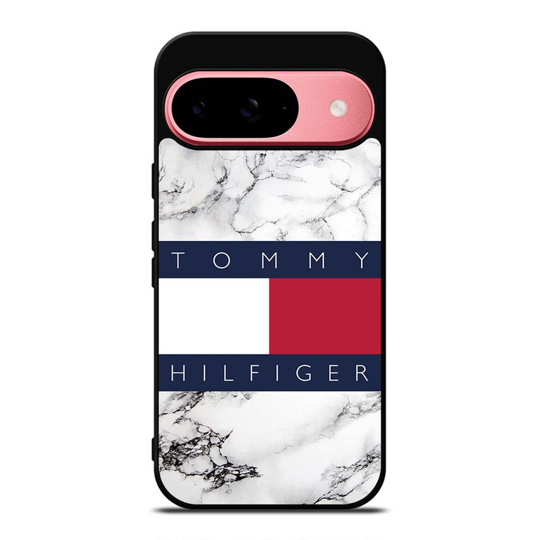 TOMMY HILFIGER WHITE MARBLE Google Pixel 9 Case Cover
