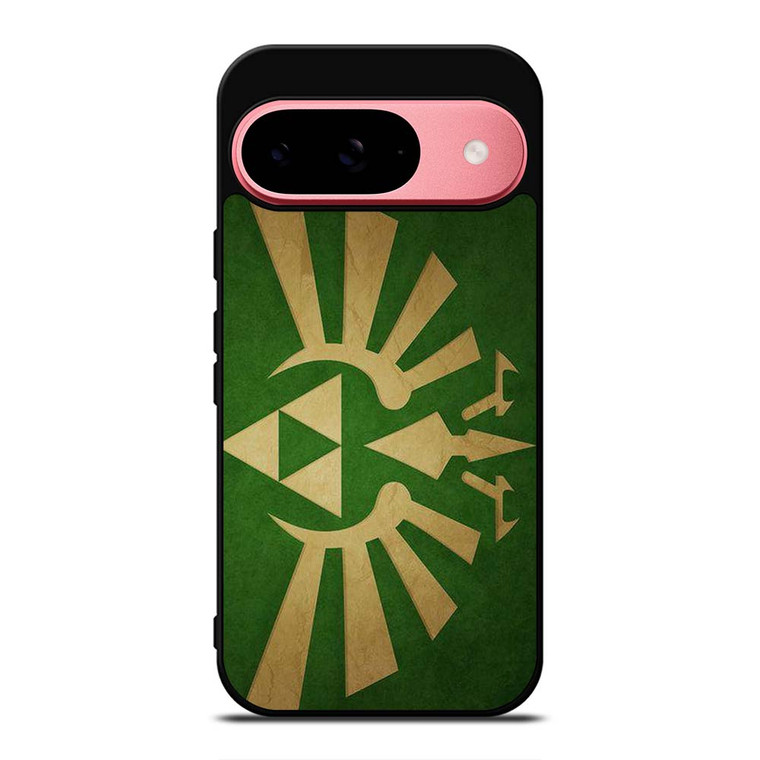 TRIFORCE LEGEND OF ZELDA GREEN LOGO Google Pixel 9 Case Cover