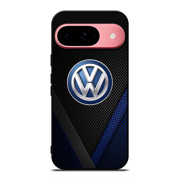VW VOLKSWAGEN BLUE CARBON EMBLEM Google Pixel 9 Case Cover VW VOLKSWAGEN BLUE CARBON EMBLEM Google Pixel 9 Case Cover
