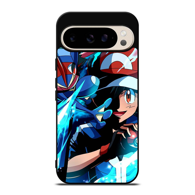 ASH AND GRENINJA POKEMON Google Pixel 9 Pro Case Cover