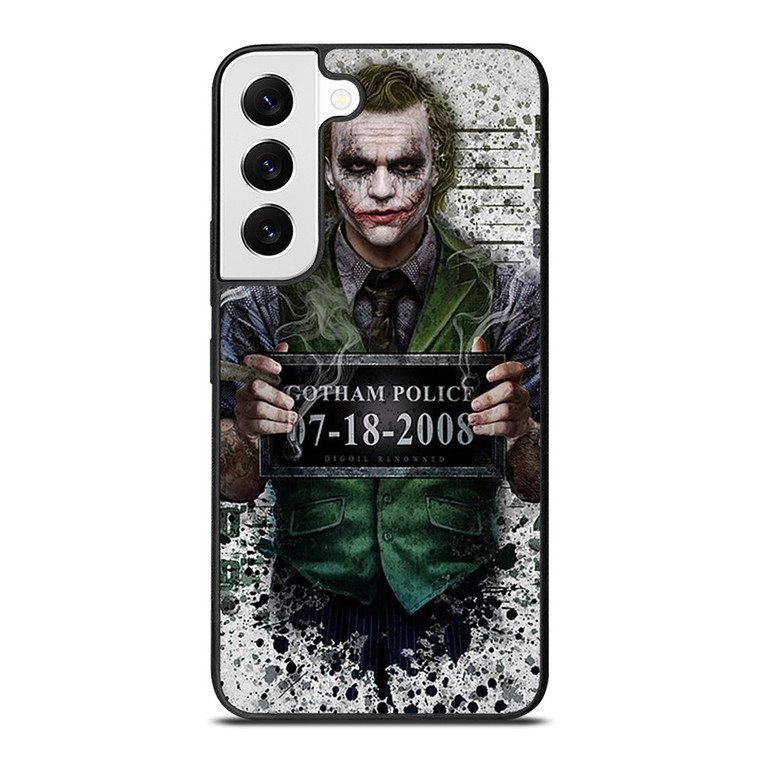 JOKER HEATH LEDGER MUGSHOT  Samsung Galaxy S22 Case Cover