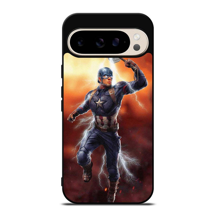 CAPTAIN AMERICA X THOR HAMMER 2 Google Pixel 9 Pro Case Cover