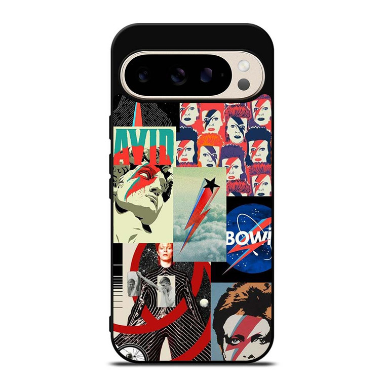 DAVID BOWIE ART COLLAGE Google Pixel 9 Pro Case Cover