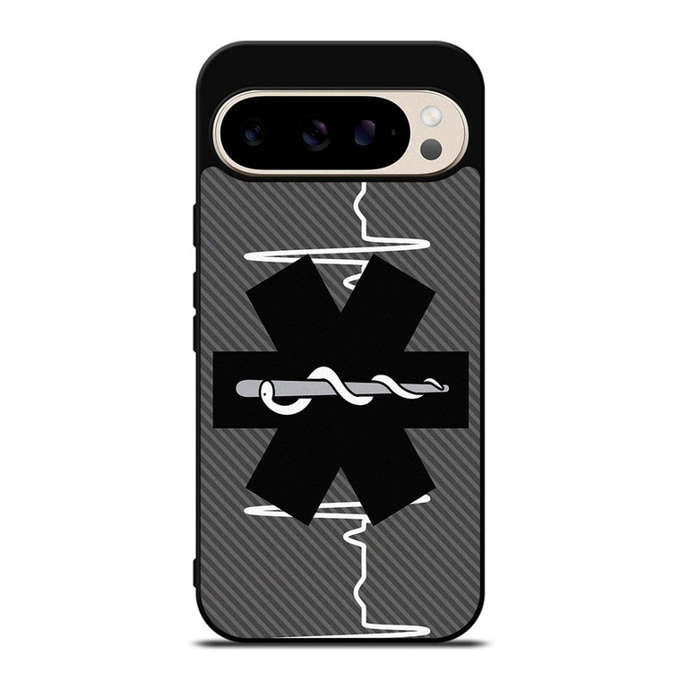 EMT EMS REGISTERED PARAMEDIC LOGO CARBON Google Pixel 9 Pro Case Cover