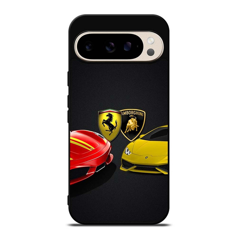 FERRARI VS LAMBORGHINI SUPER CAR Google Pixel 9 Pro Case Cover