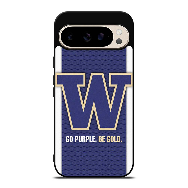 GO PURPLE WASHINGTON HUSKIES FOOTBALL Google Pixel 9 Pro Case Cover