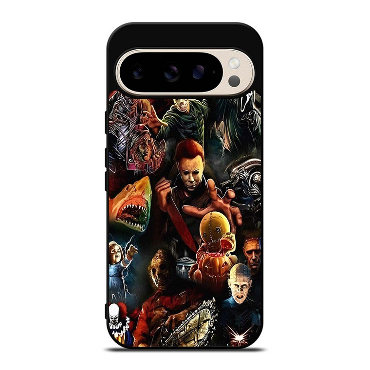 HORROR MOVIES CROSSOVER Google Pixel 9 Pro Case Cover