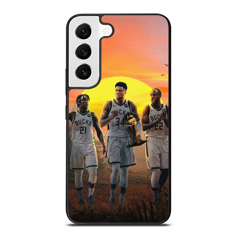 MILWAUKEE BUCKS NBA CHAMPIONS PLAYER  Samsung Galaxy S22 Case Cover