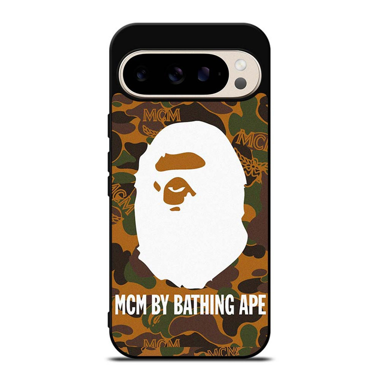 MCM BAPE BATHING APE CAMO Google Pixel 9 Pro Case Cover