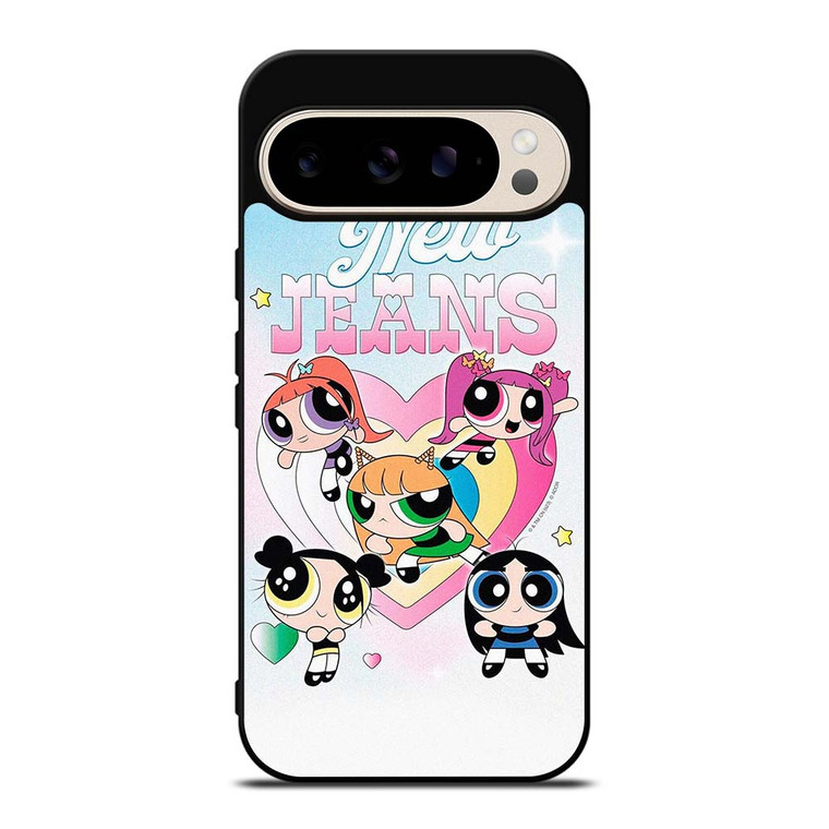 NEW JEANS KPOP X POWERPUFF GIRLS Google Pixel 9 Pro Case Cover NEW JEANS KPOP X POWERPUFF GIRLS Google Pixel 9 Pro Case Cover