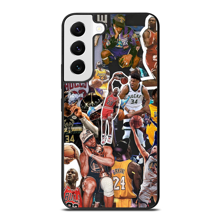NBA BASKETBALL LEGENDS COLLAGE  Samsung Galaxy S22 Case Cover