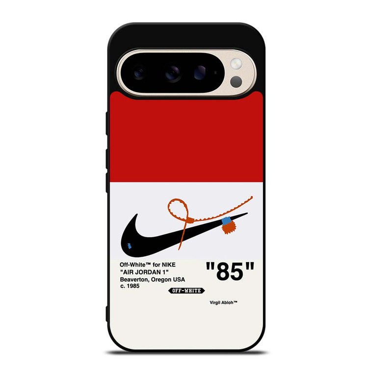 NIKE AIR JORDAN 1OFF WHITE RED Google Pixel 9 Pro Case Cover NIKE AIR JORDAN 1OFF WHITE RED Google Pixel 9 Pro Case Cover