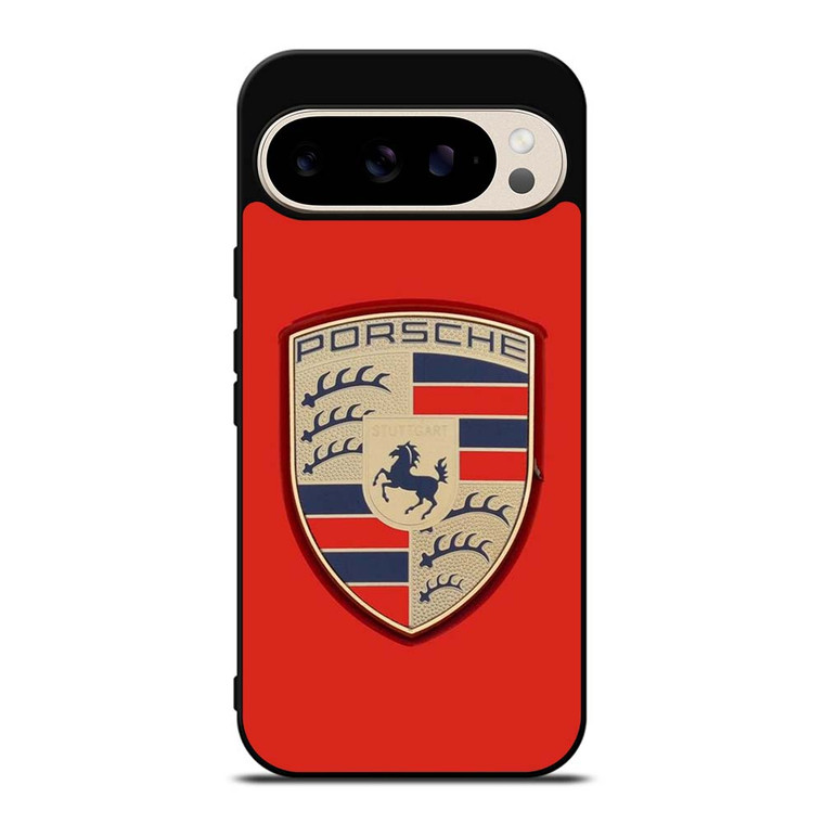 PORSCHE RED EMBLEM Google Pixel 9 Pro Case Cover PORSCHE RED EMBLEM Google Pixel 9 Pro Case Cover
