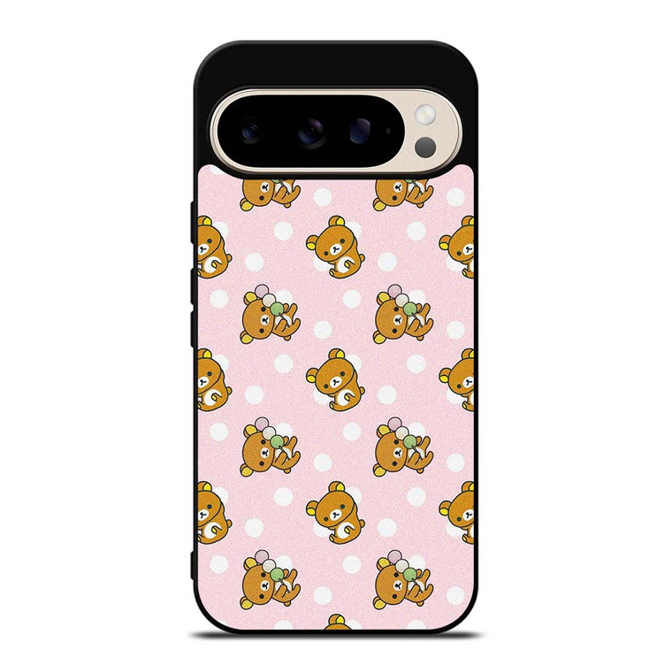 RILAKKUMA BEAR PATTERN Google Pixel 9 Pro Case Cover
