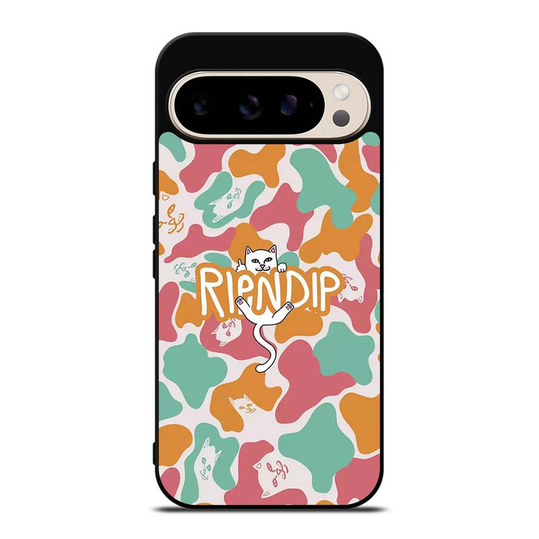RIPNDIP PINK GREEN CAMO Google Pixel 9 Pro Case Cover
