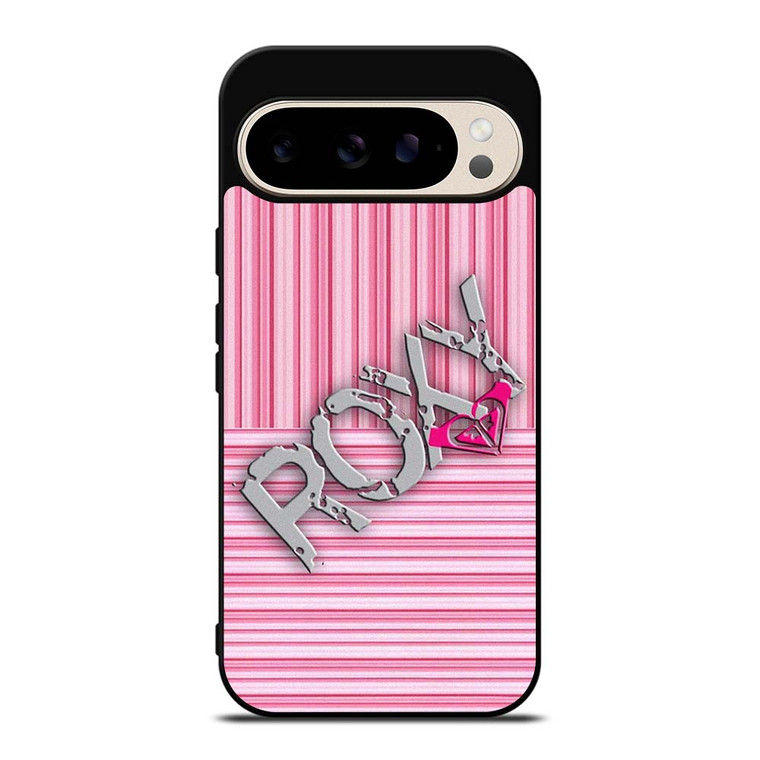 ROXY PINK STRIPE EMBLEM Google Pixel 9 Pro Case Cover