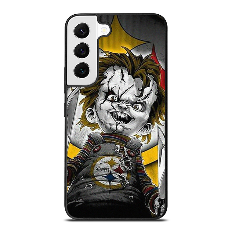 PITTSBURGH STEELERS CHUCKY DOLL  Samsung Galaxy S22 Case Cover PITTSBURGH STEELERS CHUCKY DOLL  Samsung Galaxy S22 Case Cover